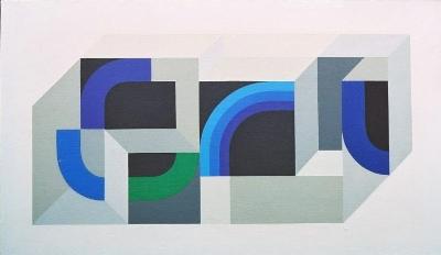 Sample artwork by Gordon Appelbe Smith (1919 - 2020), known for expressionist and geometric abstract painting, murals, sculpture, teaching - View similar artists and auction records